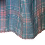 Billy‎ T Shirt Dress Size Small Blue Pink Plaid Pockets Lyocell Womens SS Photo 7