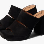 Free People Black Suede Love Is Everywhere Platform Sandals Photo 2