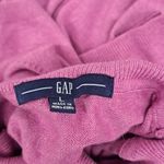 Gap purple turtle neck Short sleeve cashmere belnd sweater L Photo 3