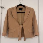 BCBG Maxazria Tan Blazer with Front Tie Photo 0