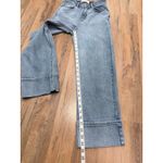 LEN Denim Wide Leg Jeans Women Size 26 Light Wash High Rise Wide Hem Cropped Blue Photo 4