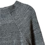 Free People  Mock Neck Knit Pullover Sweater Gray Size Small Photo 3