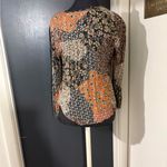 Daniel Rainn 💜 Multicolor Patchwork Boho Blouse in Autumnal Shades Photo 3