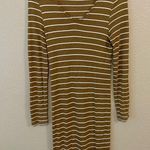 Mimi Maternity Olive Fitted Ribbed Midi Dress White Size undefined Photo 0