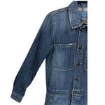 Lucky Brand Workwear Valeport Denim Trucker Drawstring Dress XS Photo 7