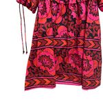 House of Harlow 1960 Shania Fuchsia print puff sleeve mini dress Size Small Photo 1