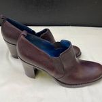 Tommy Hilfiger Women's Brown Leather Slip on Shoes/Heels 3.5" size 9.5 SKU 5818 Photo 2