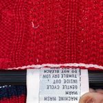 Tommy Hilfiger VTG 90's Y2K Red Ribbed Cable Knit Preppy Varsity Sweater Vest Photo 5