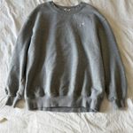 For Love & Lemons  Alex Oversized Crewneck Sweatshirt Heather Grey Size XXS Photo 1