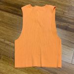 Aerie  Ribbed Tank Top Orange Sleeveless Crop Casual Women's Size Medium Stretch Photo 1