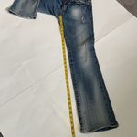 Miss Me  Irene bootcut jeans Medium wash Distressed in areas Size 28 Flap pockets Photo 9
