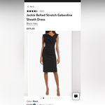 Black Halo Jackie Stretch Gabardine
Sheath Dress
 S fall formal cocktail $400 Photo 4