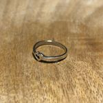 Vintage Mini Heart Silver Ring Photo 2