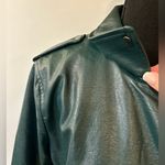 VICI NWT Skies Are Blue Faux Leather Biker Leather Jacket Jade Green Size XL Photo 9