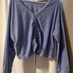 Aerie  Terry Cloth Cinch Sweatshirt Photo 1