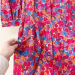 NWT LHD Casitas Printed Cotton Blend Poplin Mini Dress Size 4 Photo 6