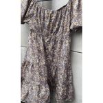 Blush Vintage cream dress with pink floral design women’s Sz M Spring Summer Y2K Photo 14