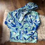 Hill House  The Allie Zip Up In Ocean Kaleidoscope Photo 4