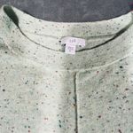 J Jill Colorful Speckled Confetti Sweater XL Pullover Crew Neck Green Soft Rayon Photo 1