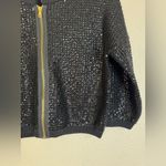 Marc by Marc Jacobs Vintage Y2K  Black Wool Sequin Zip Cardigan Sweater Medium Photo 7