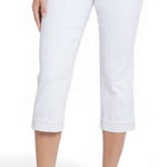 NYDJ NWT Womens Marilyn Straight Optic Lift & Tuck White Crop Jeans - Sz 22W 22 Photo 0
