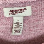 Arizona Jeans Arizona Space Dye Pink & Cream Pullover Lace Sweater Size Small Photo 2