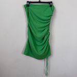 SNDYS x Molly King Nobu Mini Dress Womens 6 Green Strapless Ruched Revolve Party Photo 6