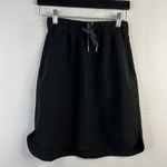 Lululemon  Sz 4 On the Fly Skirt 21” Black Elastic Waist Woven Drawstring Women’s Photo 2