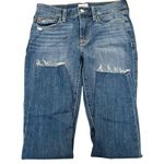 Hudson Jeans Hudson Natalie Midrise Skinny Distressed Ankle Jeans Blue Size 27 Photo 2