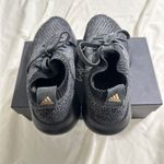 Adidas Running Shoes Women's Size 5.5Pure Bounce Reflective Knit Black Sneakers Photo 2