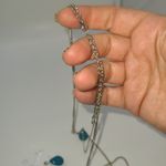 Charming Charlie Genuine Stone Layered Tassel Necklace and earring set Photo 6