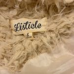 Listicle  Cozy Beige Sherpa fur cream vest small Photo 1