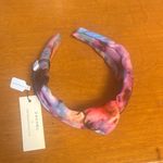 Anthropologie  Katchel Sunset Pink Tie Dye Knotted Headband New With Tags Photo 1
