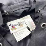Walt Disney World Black Embroidered Drawstring Book Bag Backpack Character Logo Photo 4
