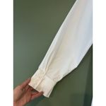 Maeve Anthropologie  The Soren Poplin Cotton Midi Shirt Dress White Size XL Photo 7