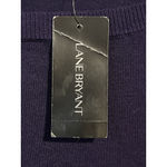 Lane Bryant Sweater Womens 18/20 Purple Round Neck Long Sleeve Thin Knit NWT Photo 8