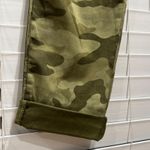 Pookie & Sebastian 1997 Low Rise Camo Cargo Pants Women's Small Cropped Green Photo 1