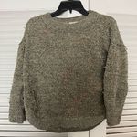 Jessica Simpson MD Loose knitted Olive green blend sweater Photo 0