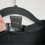 Gracia  Women’s Short Sleeve Blouse Black Medium Photo 7