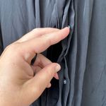 J.Crew Tie-Neck Black Top Size 22 Photo 4