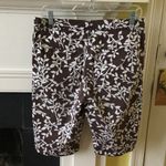 kim rogers Pattern Bermuda Walking Shorts Brown - Sz 10 Photo 1