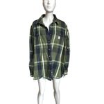 Carhartt Green and Black Flannel Plaid Top Photo 1