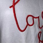 French Connection  Love Is Love Long Sleeve Crew Neck Pullover Sweatshirt 🆕 Photo 15