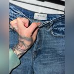 We The Free Free People  Distressed Two Toned Denim Shorts Photo 1