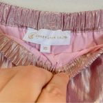 COREY LYNN CALTER Metallic Pink Tiered A Line Brita Skirt Size XS‎ Femenine Photo 1