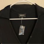 Bardot  Black Long Sleeve Keyhole Ribbed Dress Photo 1