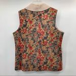 Coldwater Creek Berber Floral Vest Sz M Photo 1