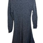 Peruvian Connection Jasmine Alpaca Blend Fit & Flare Gray Sweater Dress Photo 2