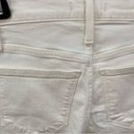 Madewell Slim Wide Leg Crop White Jeans Button Fly Summer Spring Vacation 23 Photo 6