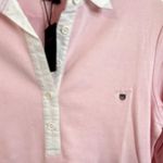 Gant GNH Neat Lightweight Rugger Polo Womens Size Medium Light Pink White NWT Photo 2